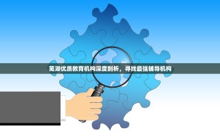 芜湖优质教育机构深度剖析，寻找最强辅导机构