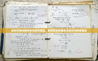 新时代高校辅导员培养的摇篮，教育部高校辅导员培训与研修基地