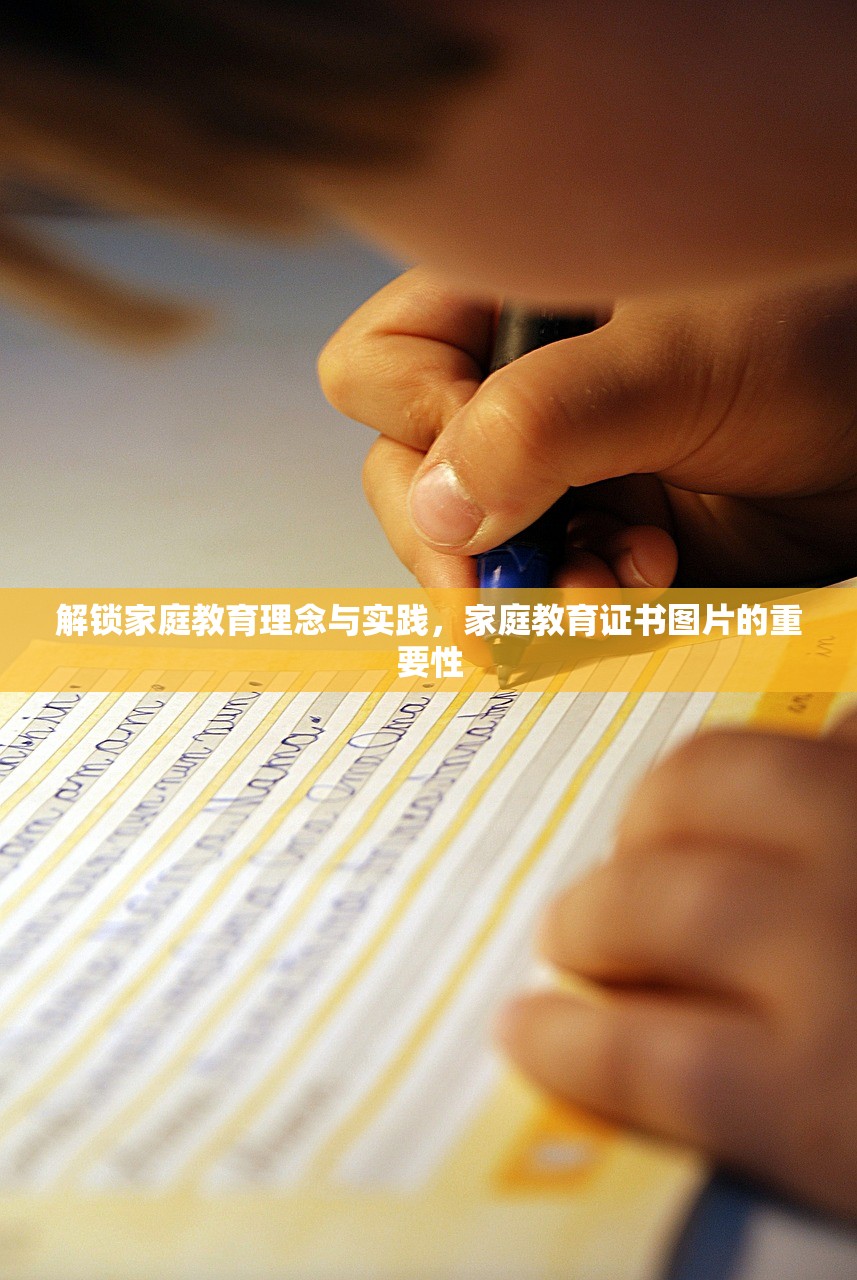 解锁家庭教育理念与实践，家庭教育证书图片的重要性